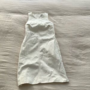 J. Crew white denim dress 00